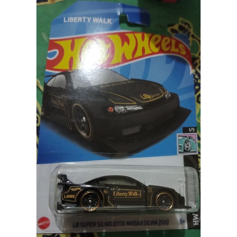 HOTWHEELS NISSAN SILVIA S15 HITAM LBWK Super Sillhoutte