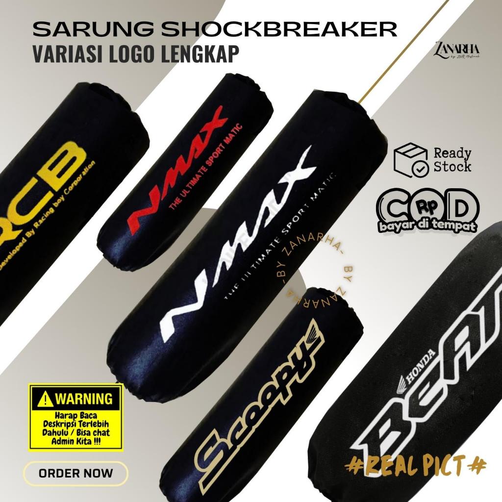 Sarung Shock Belakang Motor Shok Sarung Shock Breaker Nmax Vario 150 Vario 160 Aerox Dll Cover Sok b