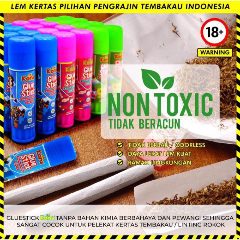 

Lem kertas super lengket KONA 10 gram