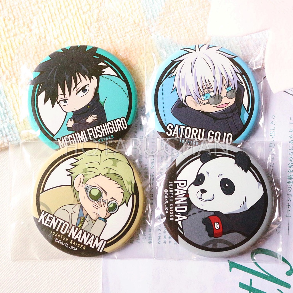[OFFICIAL] Jujutsu Kaisen Yurutto Cushion Series - Can Badge