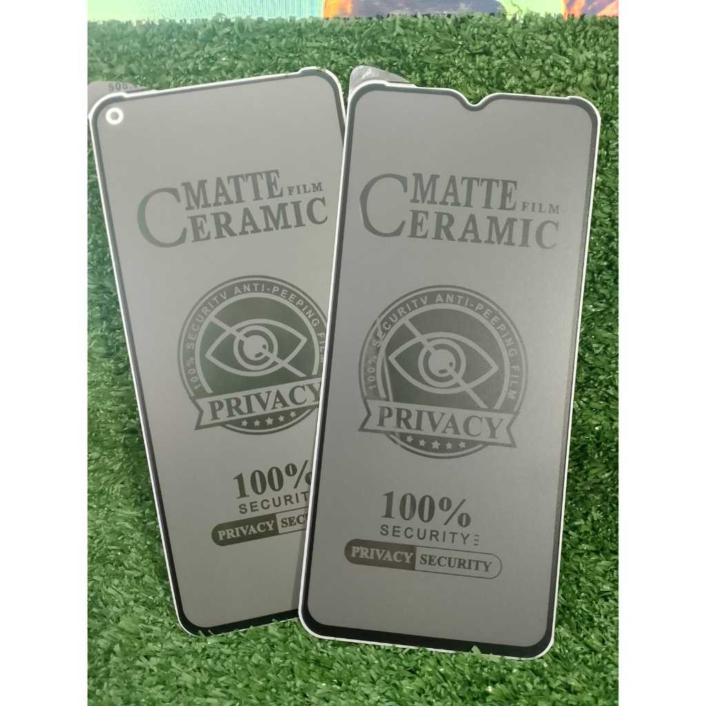 Matte Ceramic Film Privacy Spy - Tempered Spy Privacy Screen Guard IPHONE XR - IPHONE 11 - IPHONE 11