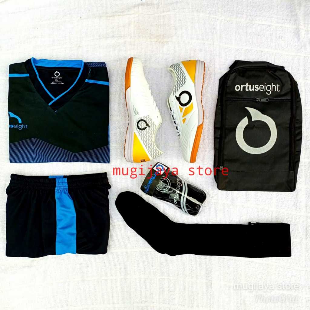 Mugijayastore - Sepatu Futsal Paket Komplit Lengkap 1 Satu Set Pria Dewasa Terlaris