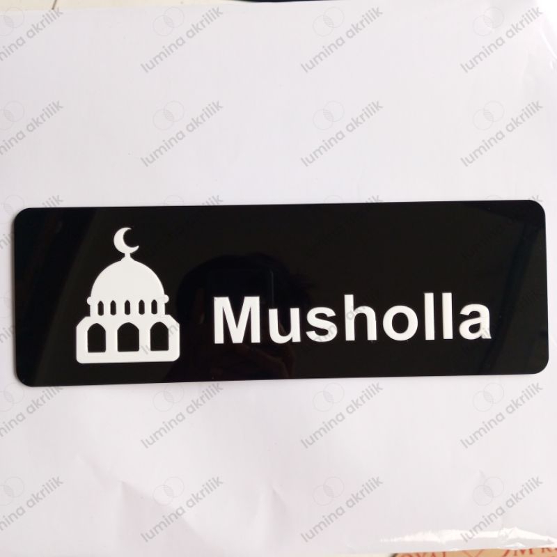 Sign Musholla / Masjid Akrilik