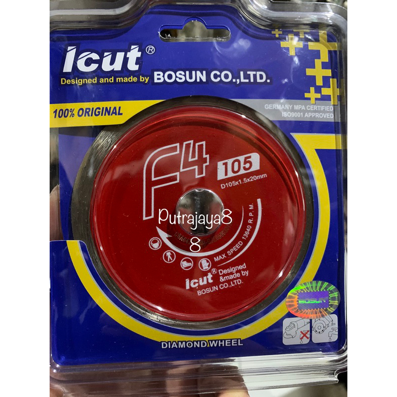 BOSUN F4/Diamond Wheel Icut Bosun F4, Mata potong keramik dan granit bosun