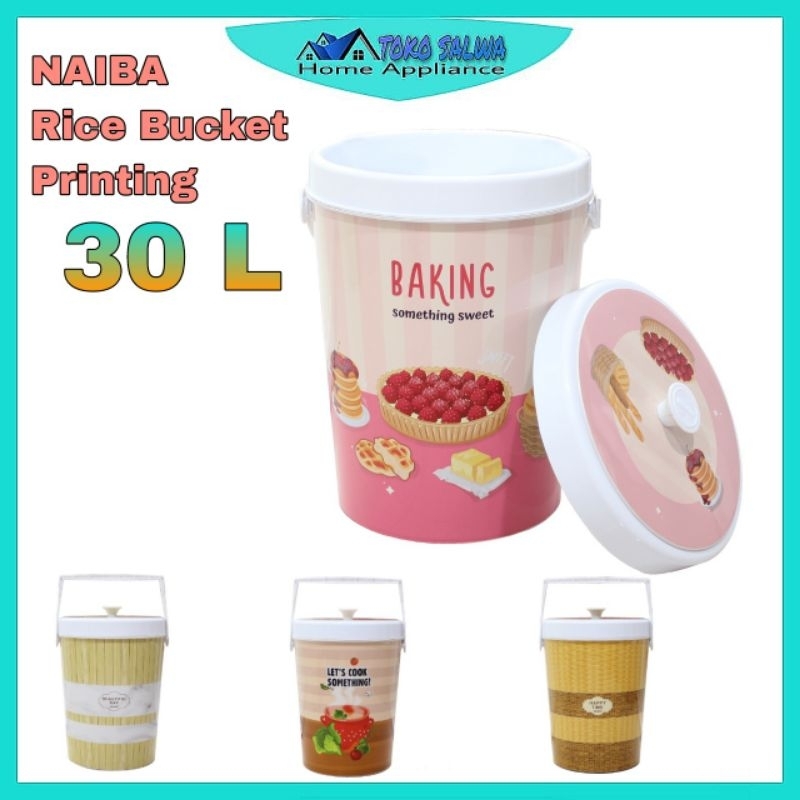 RICE BUCKET TERMOS NASI ES 30L TAHAN LAMA