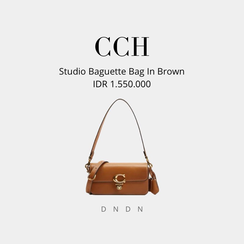 Studio Baguette Bag In Brown