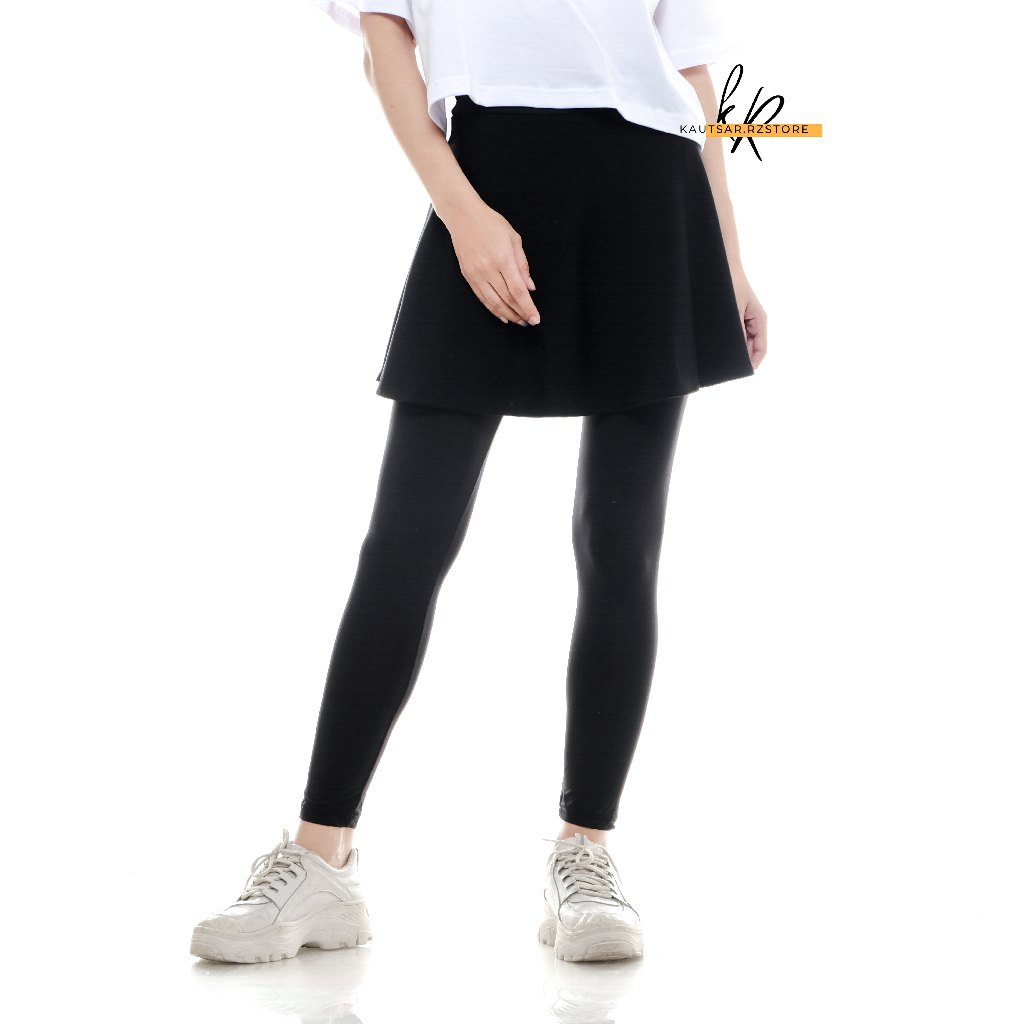 Legging Rok Olahraga Wanita Skirt Sport Jogging Renang Sepeda Lari Zumba Senam Aerobik