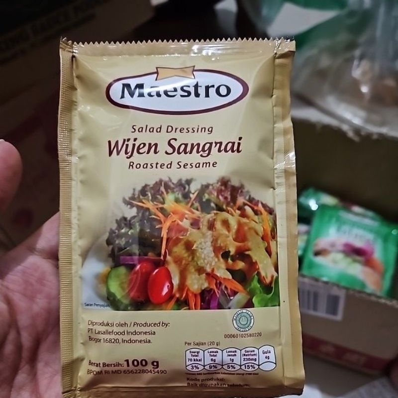 

Maestro Wijen/ Original/ Pedas/ Salad 100 Gr