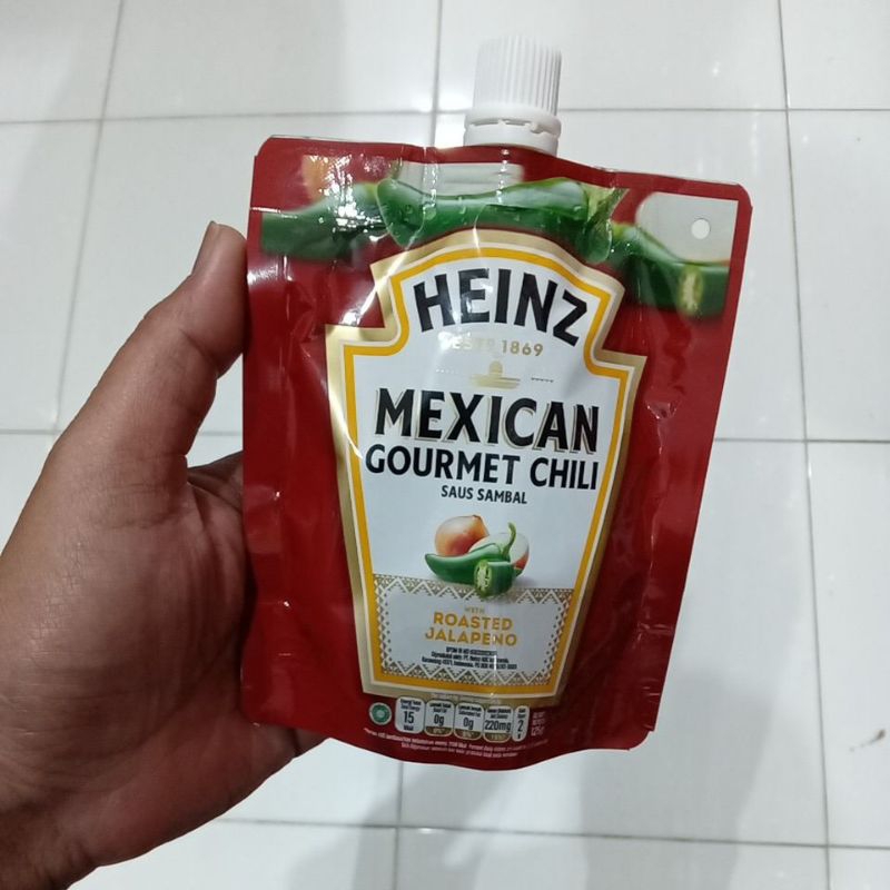 

Mahbubah - Heinz 125 g Mexican Gourmet Chili Saus Sambal with Roasted Jalapeno Refil