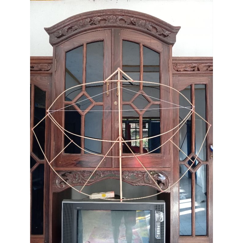 NEW SUPER Arko layangan gapangan Pegon sayap 1 M/100cm ( merakit sendiri )
