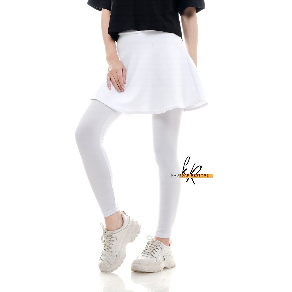 Celana Rok Lari Senam Bersepeda Renang Zumba Sport Olah Raga Wanita Bahan Scuba Halus Celana Legging