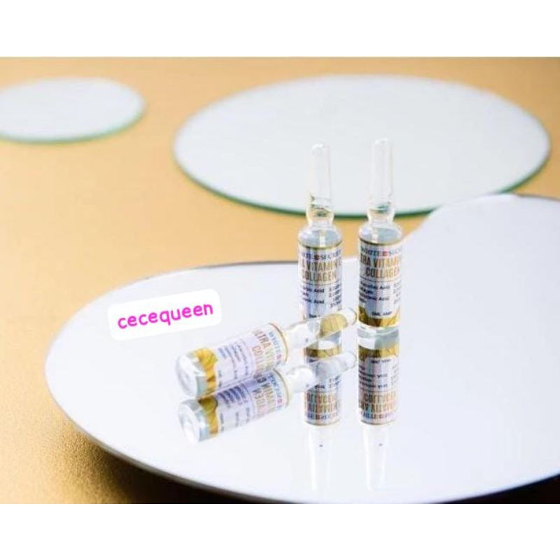 WHITE SECRET//5 AMPUL//VITAMIN C KOLAGEN WHITE SECRET