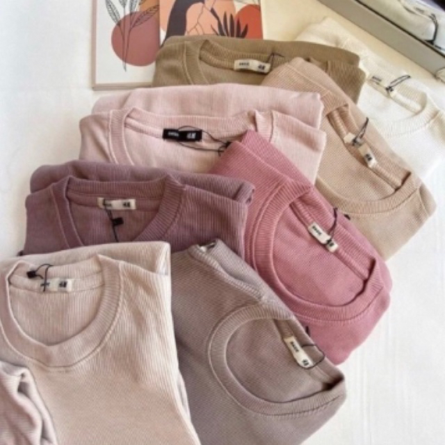 Kaos Rib Premium / Kaos Grosir / Kaos Rib Premium Tebal / Kaos Lengan Panjang Termurah