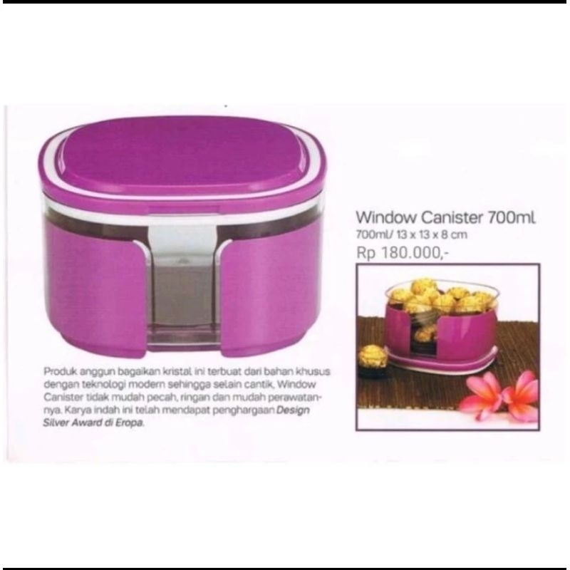 Window canister (1) Tupperware