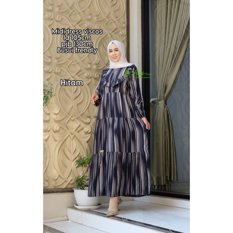 Mididress Viscose premium Ori Aini Modiste/Gamis Aini