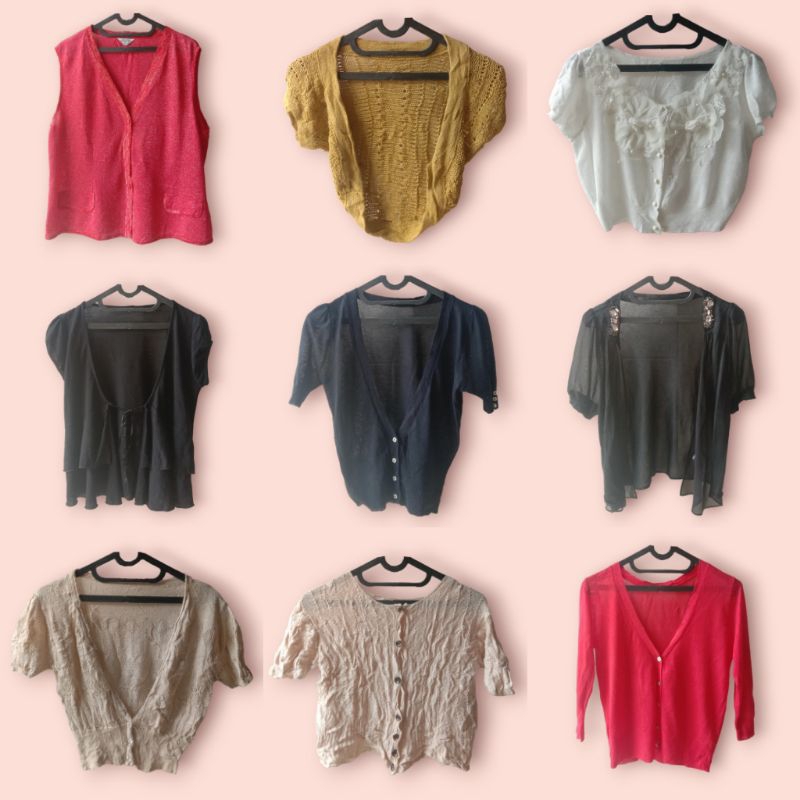 CARDIGAN THRIFT / CARDIGAN LENGAN PENDEK