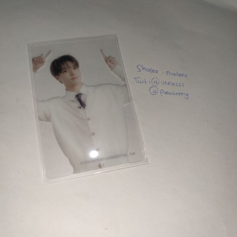 photocard pc official nct jeno bene sg22 transparan