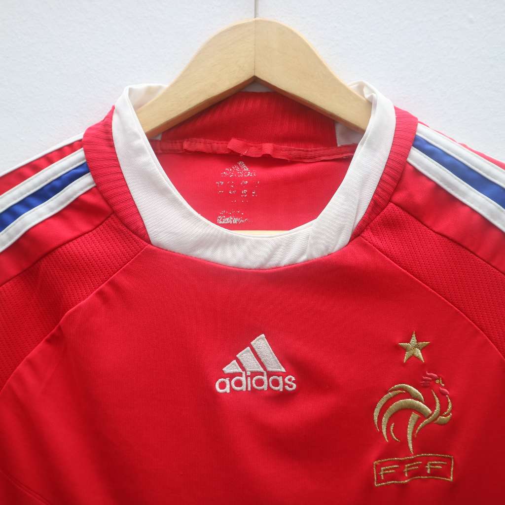 Jersey Baju Bola Klasik Original Adidas France Away 2008