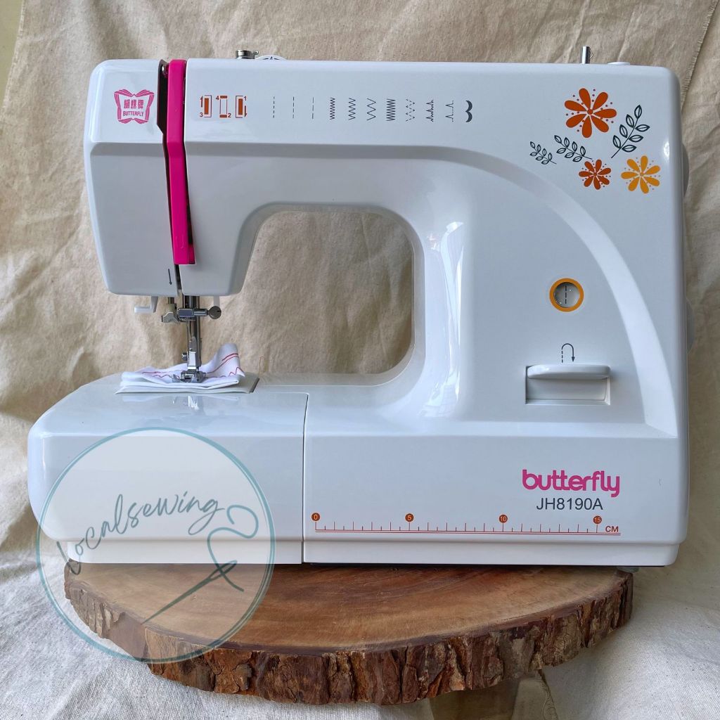 Butterfly Mesin Jahit Portable JH8190A / Mesin Jahit Portable Butterfly JH8190A 10 Macam Variasi Jah