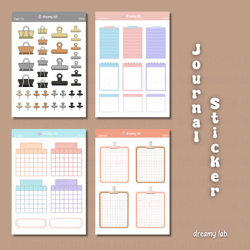 

Journal Sticker Sheet | Stiker Jurnal