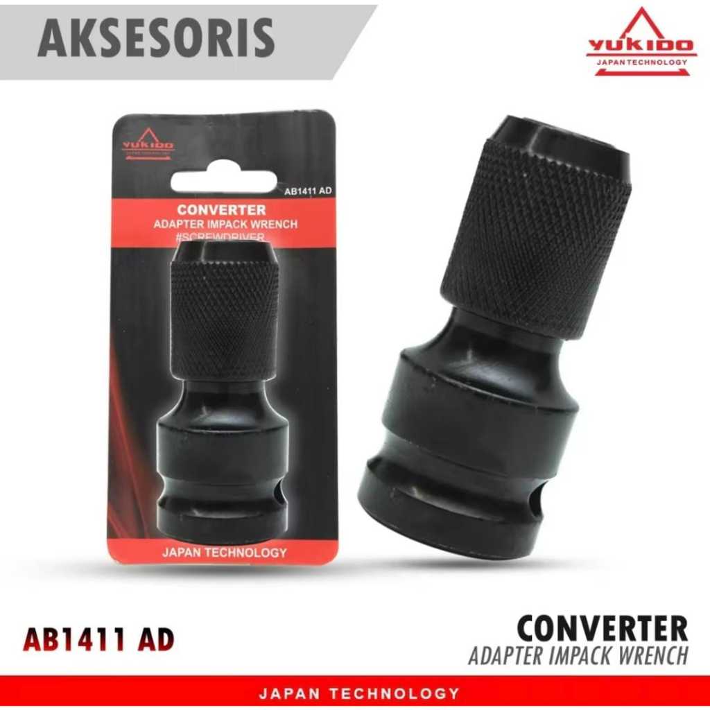 ADAPTER IMPACT WRENCH SCREWDRIVER YUKIDO JAPAN TECHNOLOGY