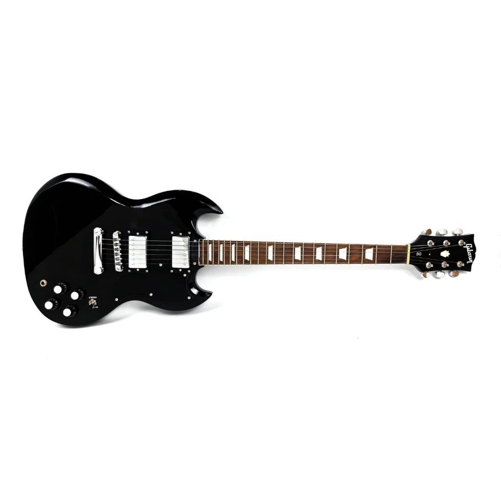 Gitar Elektrik Merk Gibson SG Series Warna Solid Black Bonus Tas dan Kabel Jack Listrik  Murah Jakar