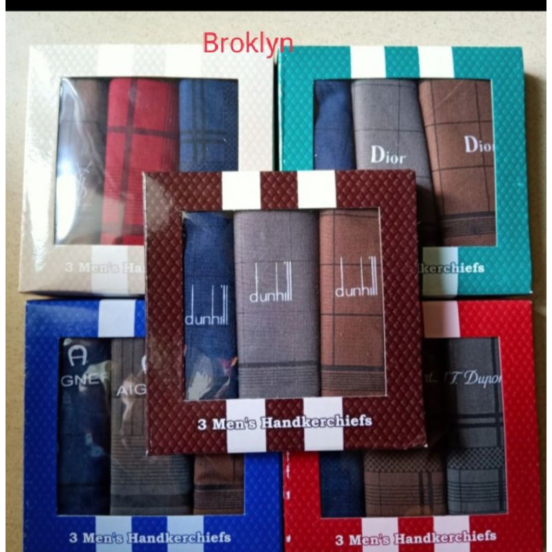 Saputangan pria Katun isi 3 pis