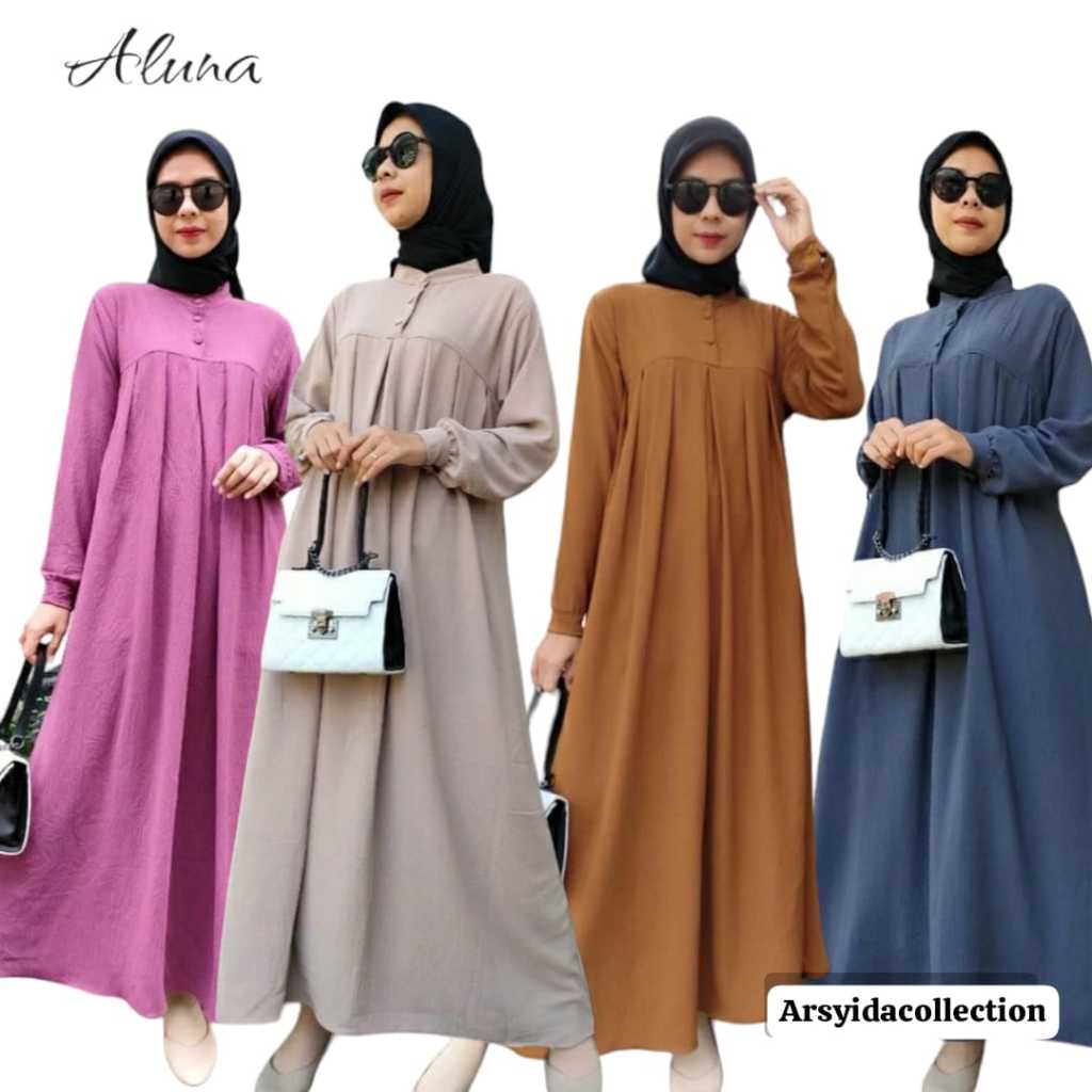 S_G Aluna Midi Dress / Midi Dress Crinkle Airflow / Midi Dress Crinkle Premium