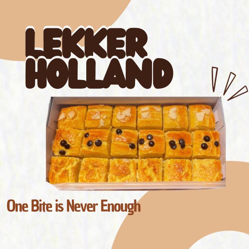 

Lekker Holland/ Kue Enak/ Buterkoek/ Cake Panggang