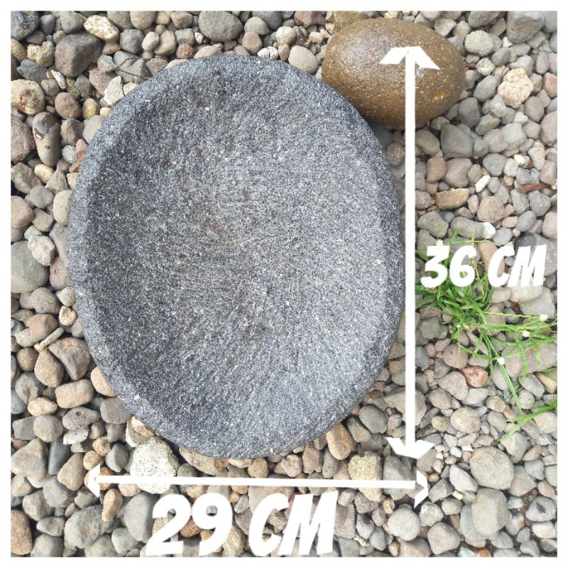 BATU GILINGAN CABE ASLI DARI BATU SUNGAI + ANAK BATU GILING