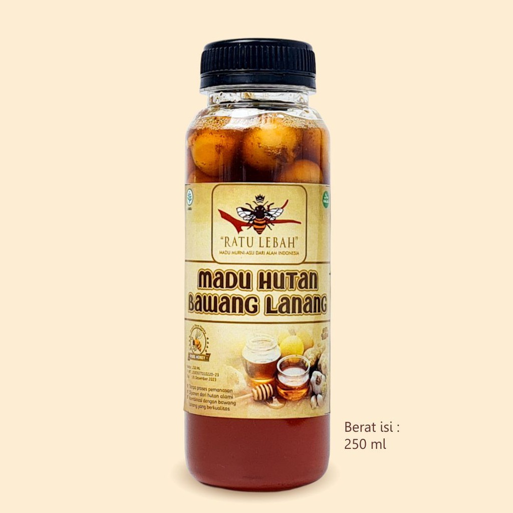 

Madu Hutan Bawang Lanang 250 ml Ratu Lebah Asli Murni