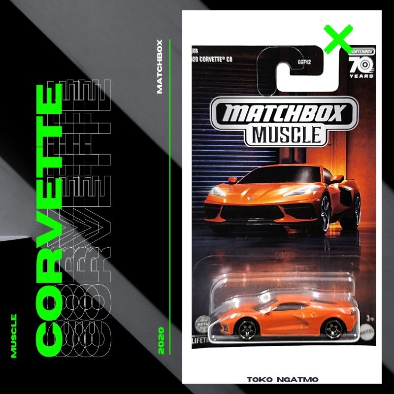 MATCHBOX MUSCLE CORVETTE 2020