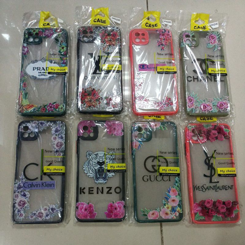softCase mycoies gambar bunga  Samsung A22 5g