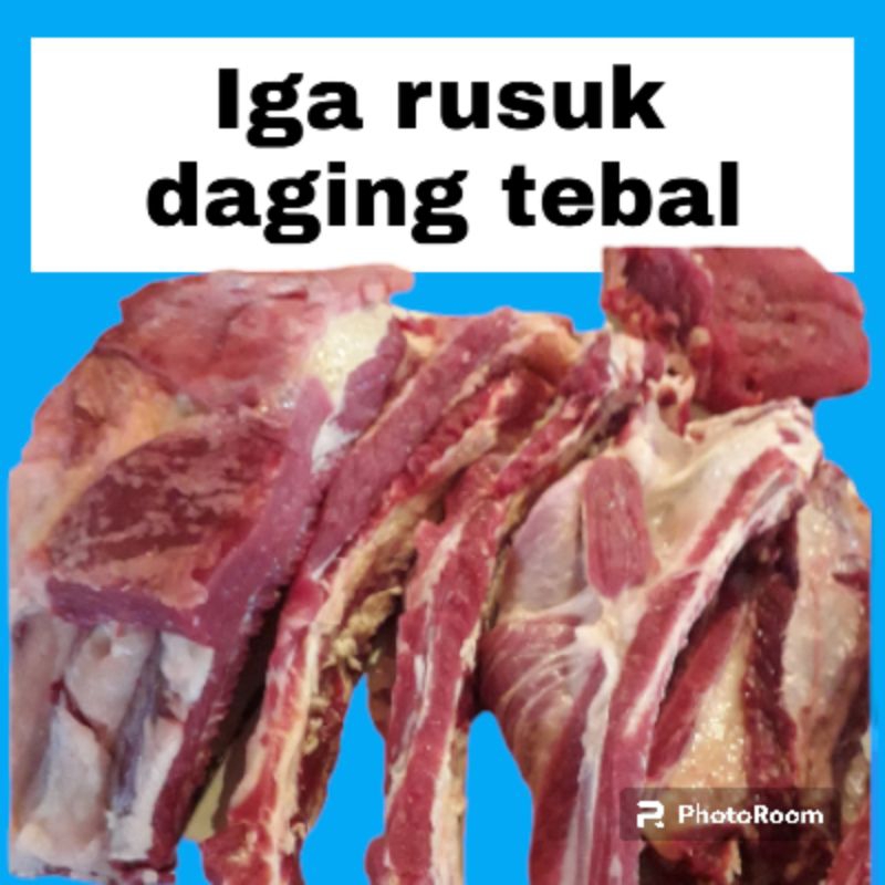

(premium) tulang iga rusuk sapi daging tebal