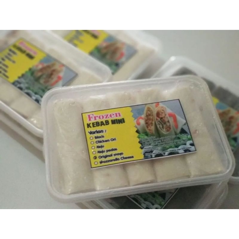 

Kebab Mini Beef Ori Mayo isi 10 Frozen