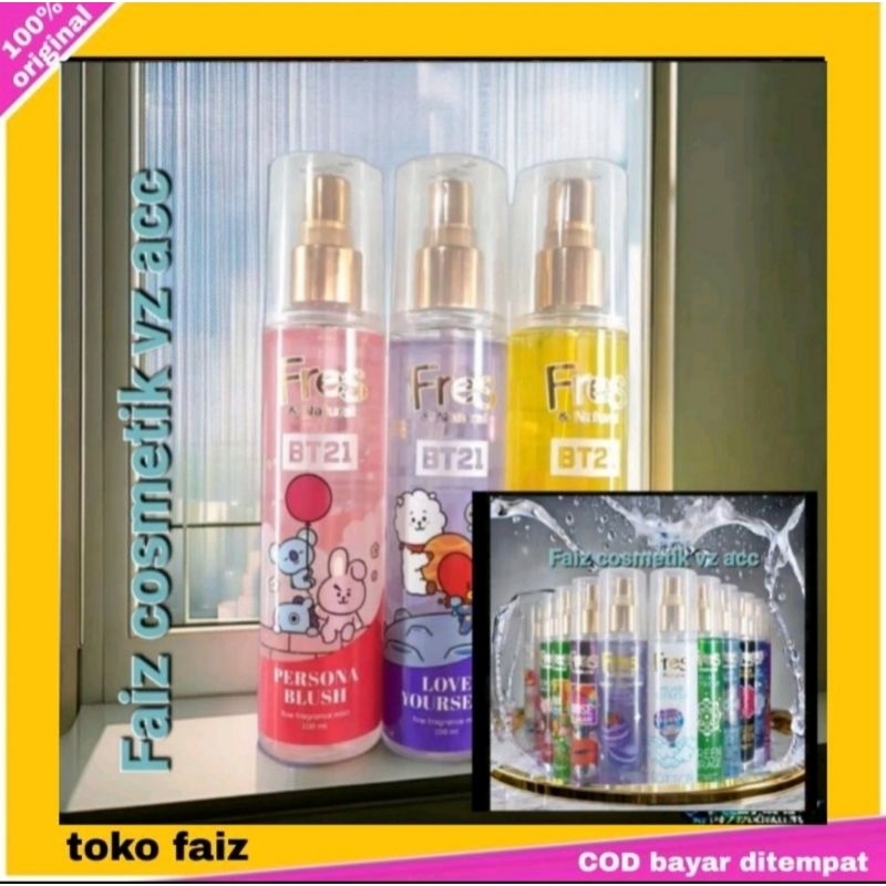 Fres & Natural / Fresh Hijab Series /Parfum Fresh Ready Stok