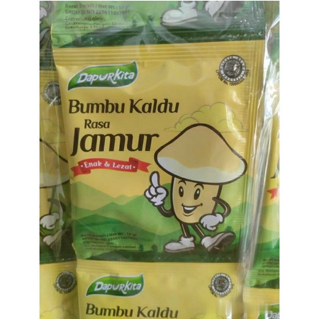 

[PGO] 1 RENCENG ISI 12 DAPURKITA BUMBU KALDU RASA JAMUR 10 GR DAPUR KITA