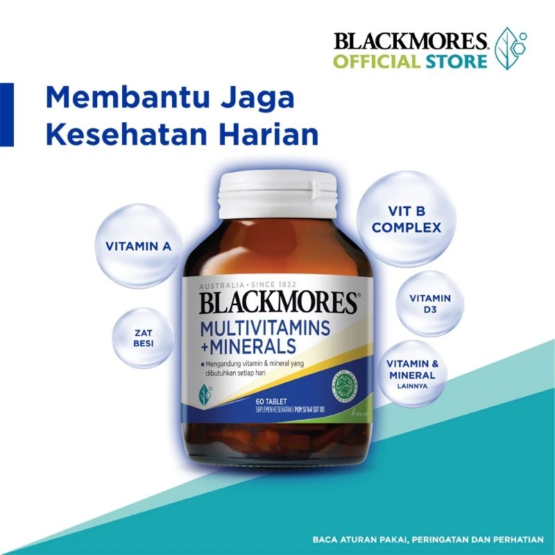 Blackmores Multivitamin+Minerals - vitamin kesehatan