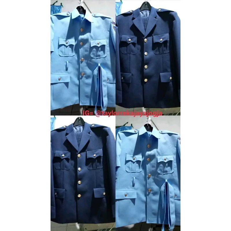 JAHIT PDU TNI ANGKATAN LAUT ANGKATAN DARAT ANGKATAN UDARA AKMIL PELAYARAN BAHAN PORTOFINO JAHIT PDH 