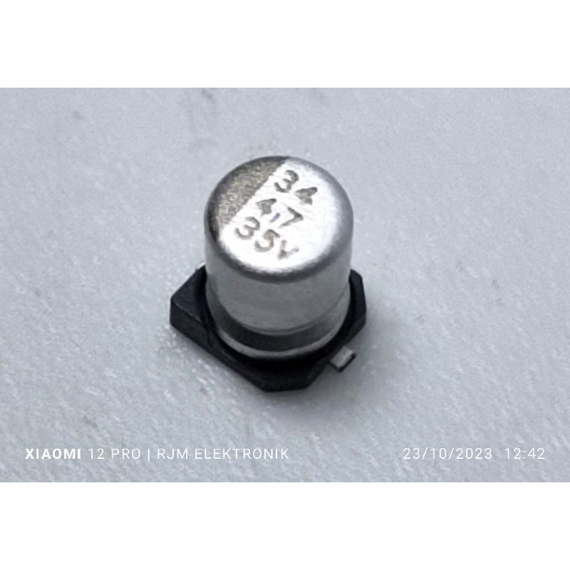 Elco smd 4.7uf 35v