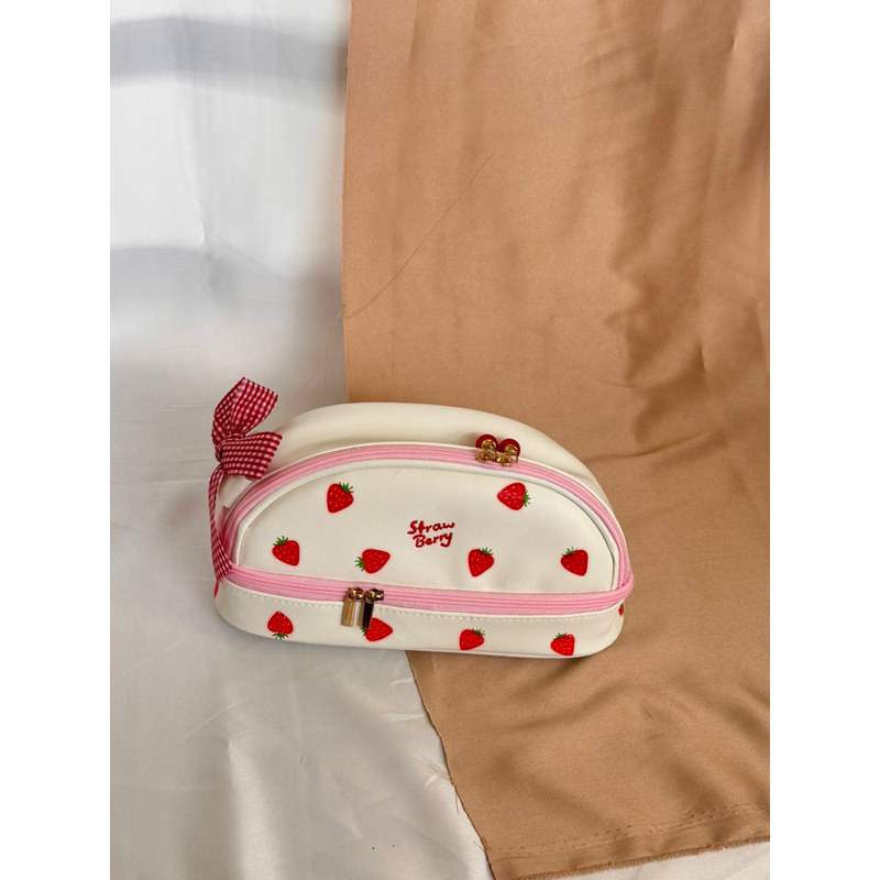 

Tempat pensil kotak pensil pencil case import ala korea lucu besar