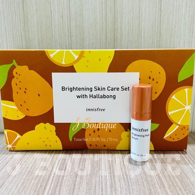 innisfree Brightening Pore Serum Trial Kit Travel Size Mini