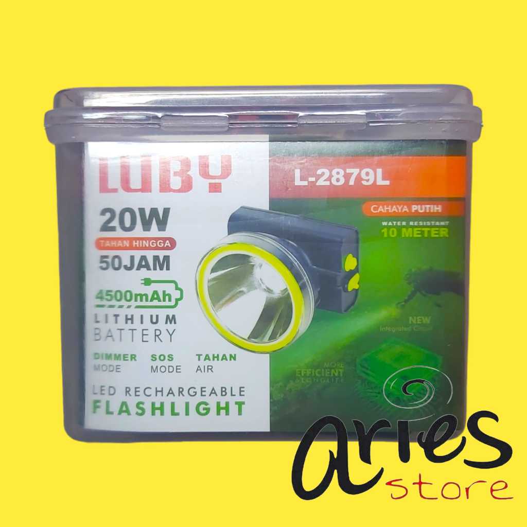 SENTER KEPALA LUBY 20 WATT