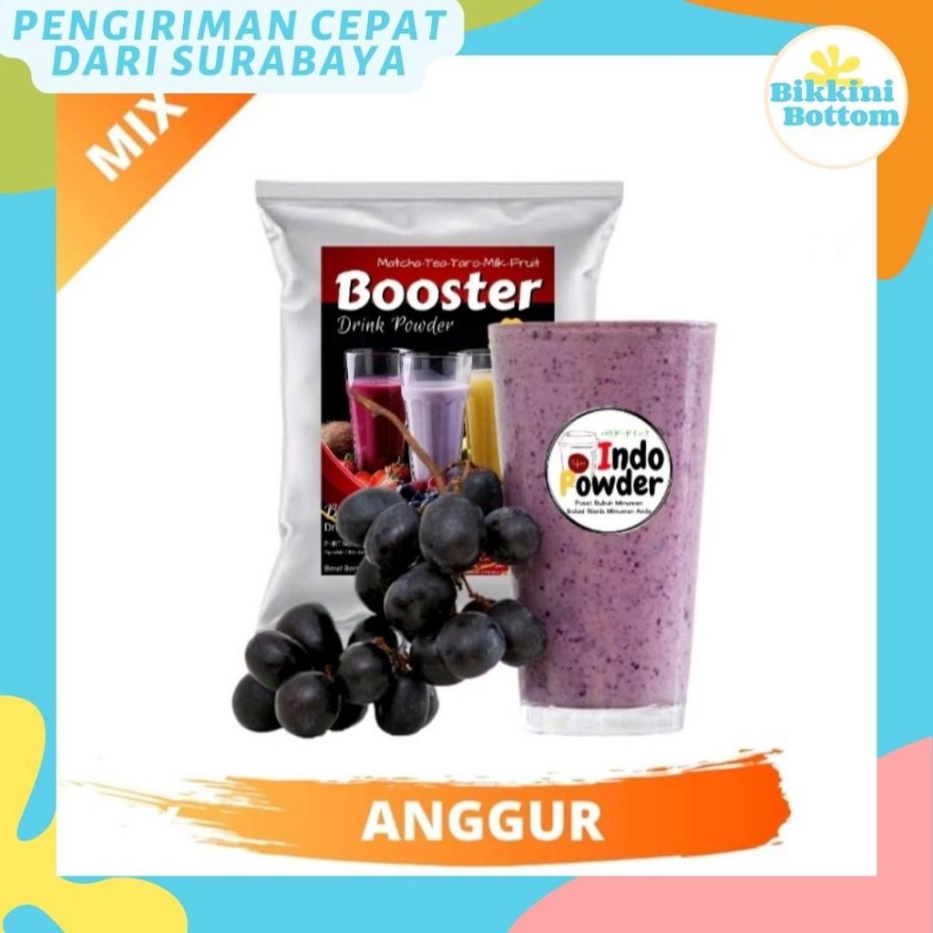 

Bubuk Minuman Anggur 1 Kg Grape Powder Drink | INDOPOWDER BOOSTER