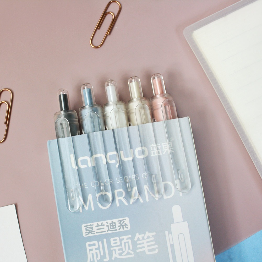 

MORANDI COLOR SERIES GEL INK PEN SET 5PC