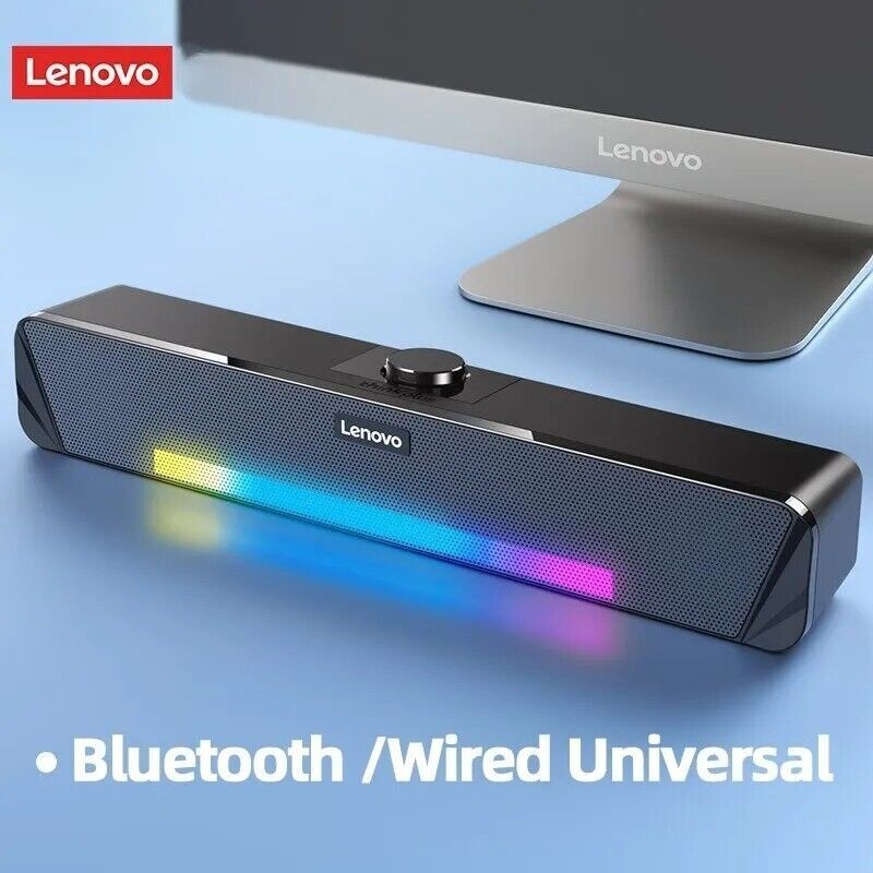 Lenovo TS33B Sound Bar Bluetooth 5.0 Speaker 360 Surround Sound RGB