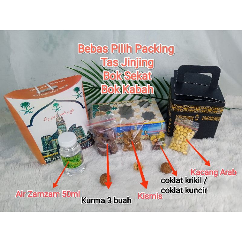 

Paket Oleh-oleh Haji Umroh lengkap dengan zamzam