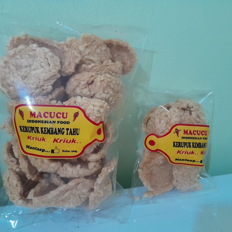 

Kerupuk Kembang Tahu MACUCU INDONESIAN FOOD 100gr