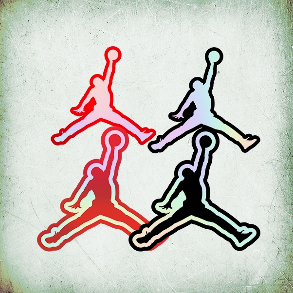 

STICKER HOLOGRAM LOGO BRAND AIR JORDAN