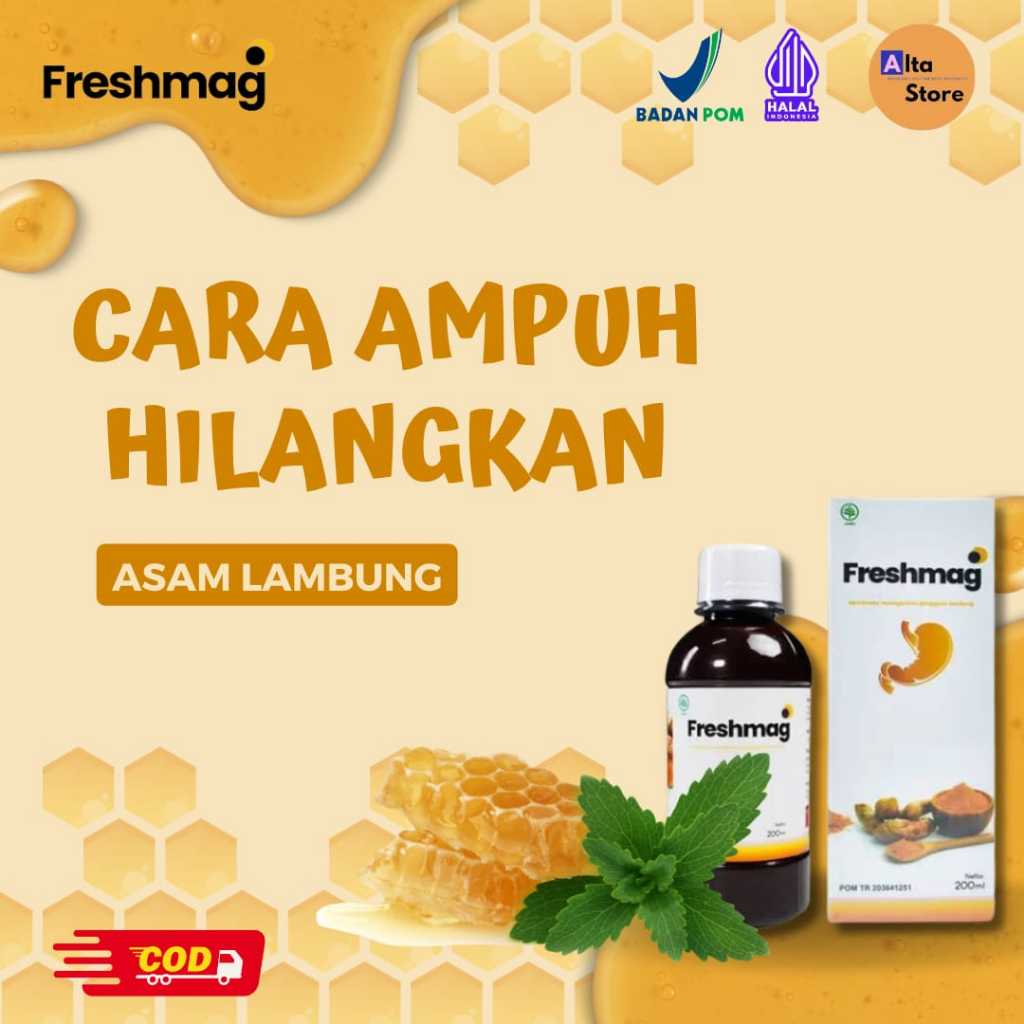 Freshmag Madu Lambung Obat Sakit Maag Asam Lambung Original Pontianak